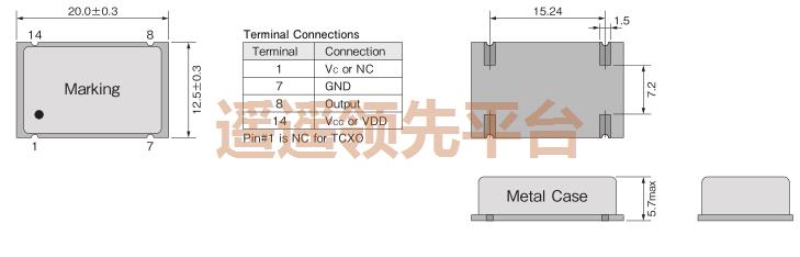 CHSK04-725LX-20.00000MHz,ɿʽ,CHSK04Դ28ע